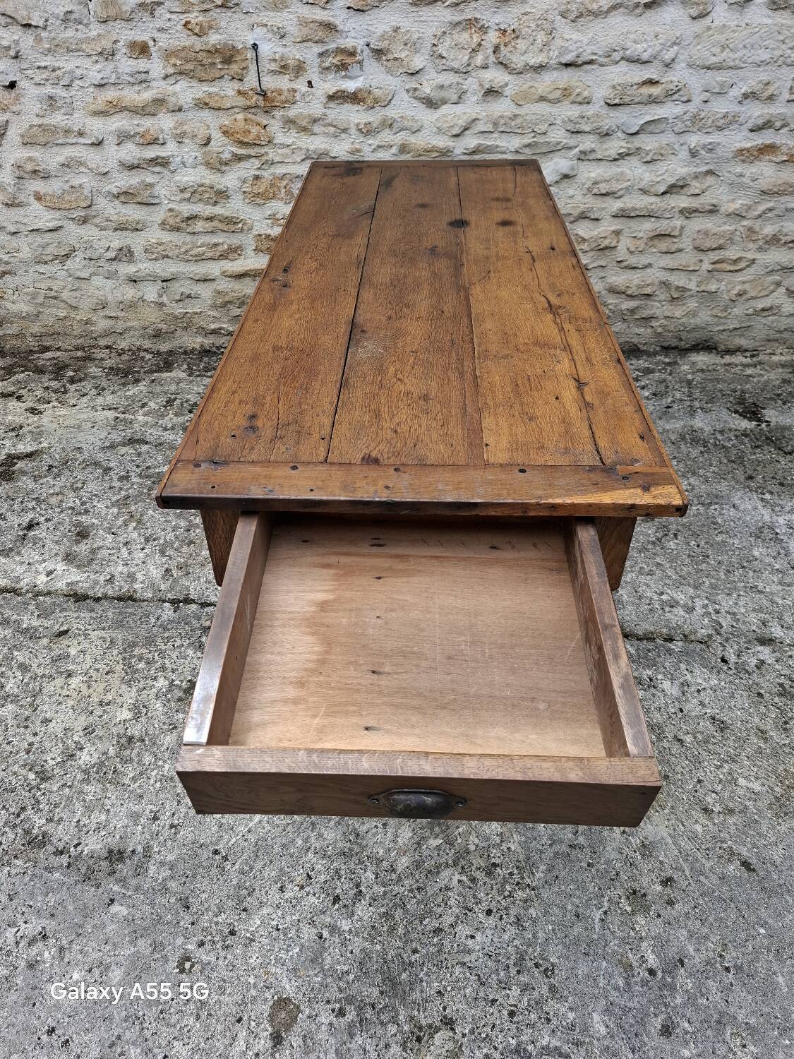Oak farmhouse table