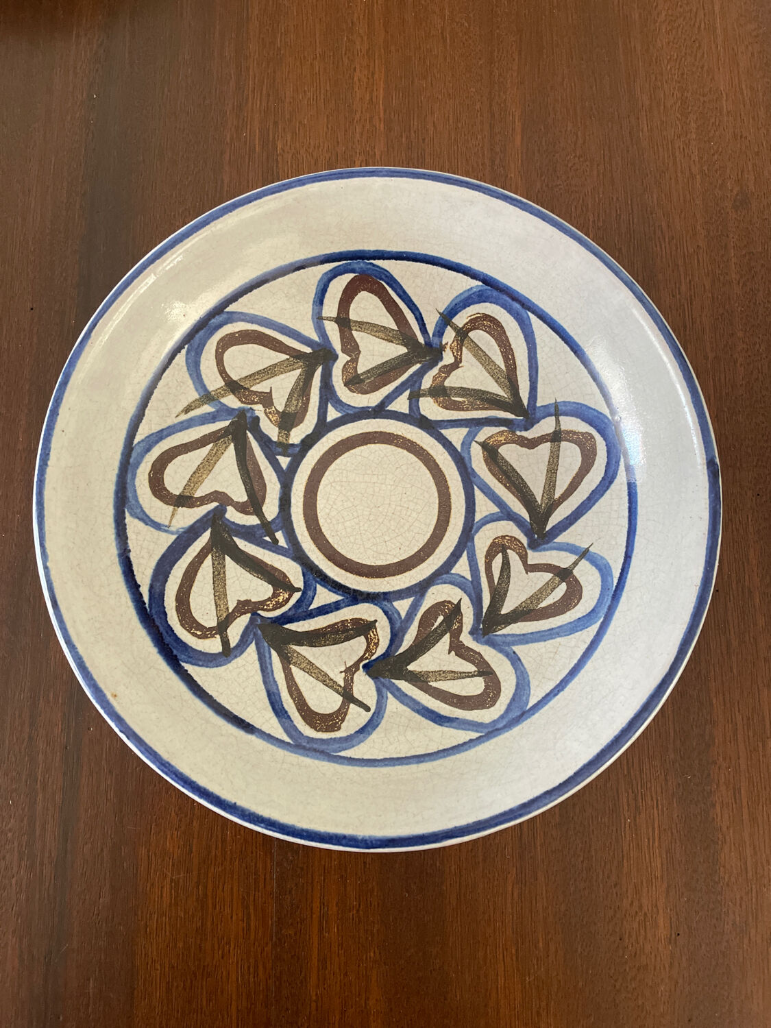 Trio d’assiettes Vallauris 1960 Olivier Roy