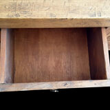 Table basse ethnique chic sculptée main bois massif - Pièce unique fabriquée sur commande