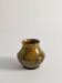 Scandinavian Modern Black and Olive Glazed Ceramic Vase Nittsjö Keramik, 1960s