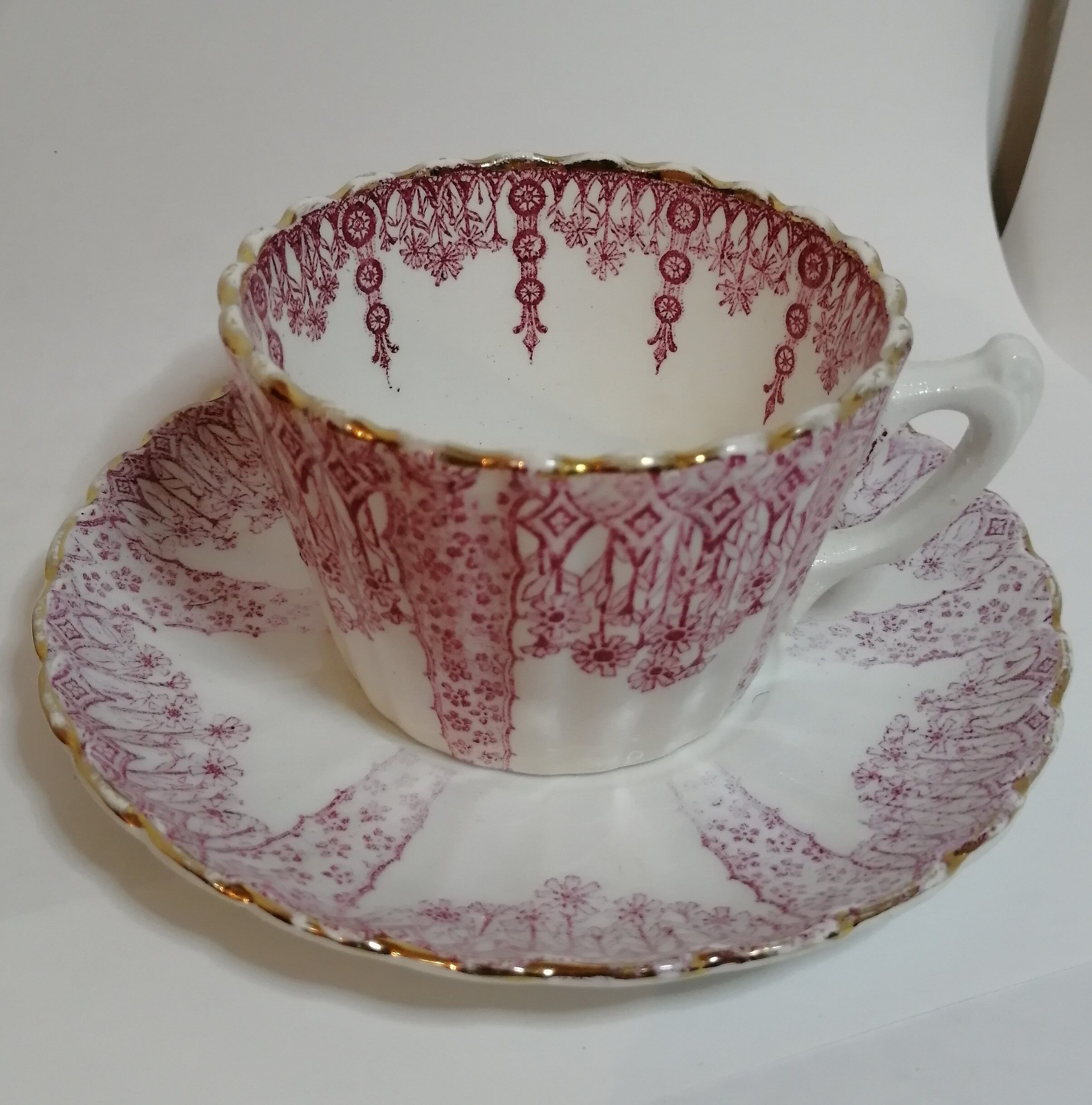 Tête à tête in luneville pink porcelain