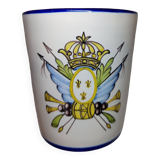 Nevers Montagnon earthenware cup commemorating the Revolution