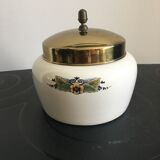 Porcelain tobacco jar from Delfts