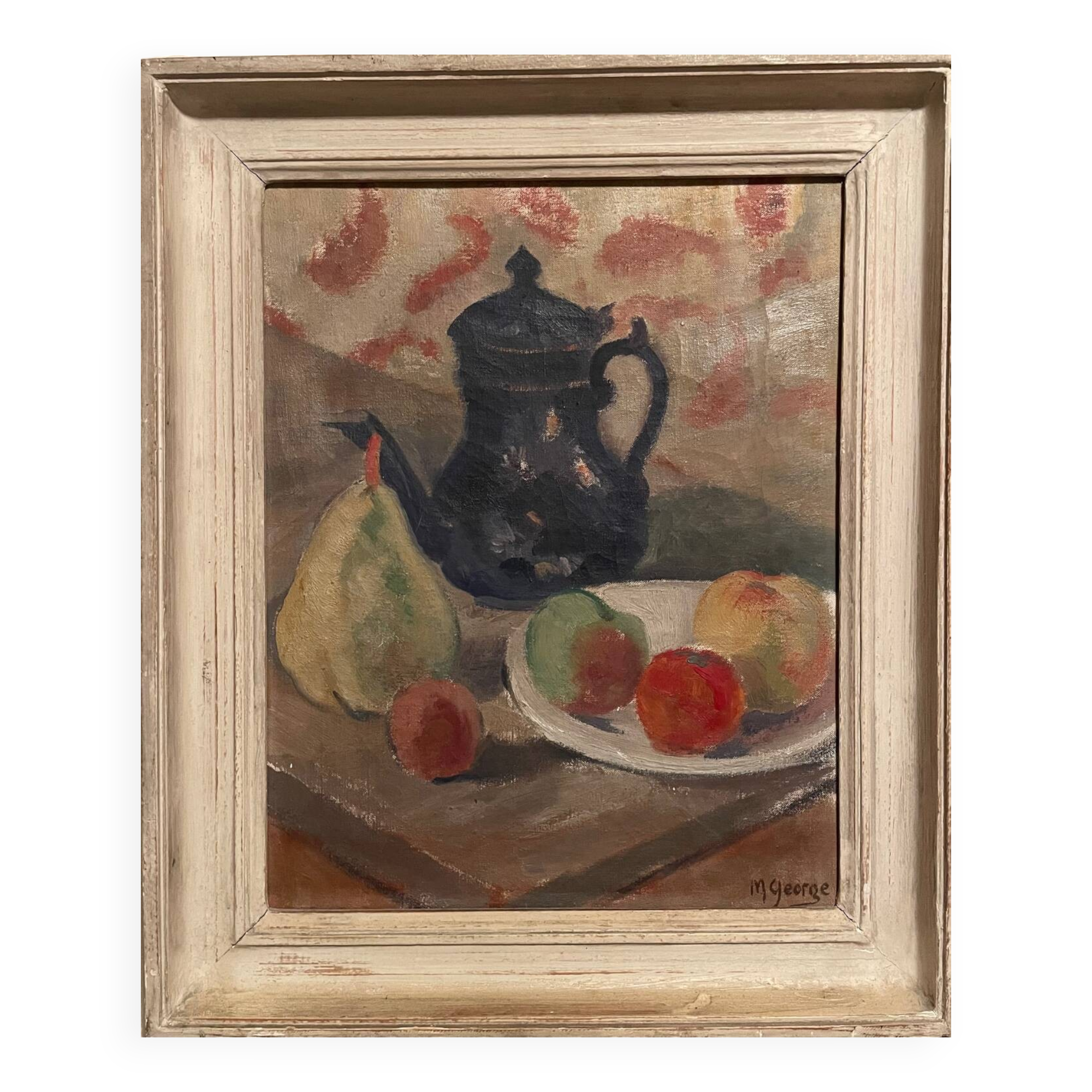 Still life with pears and apples, early 20th century