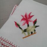 Lot of eight embroidered towels