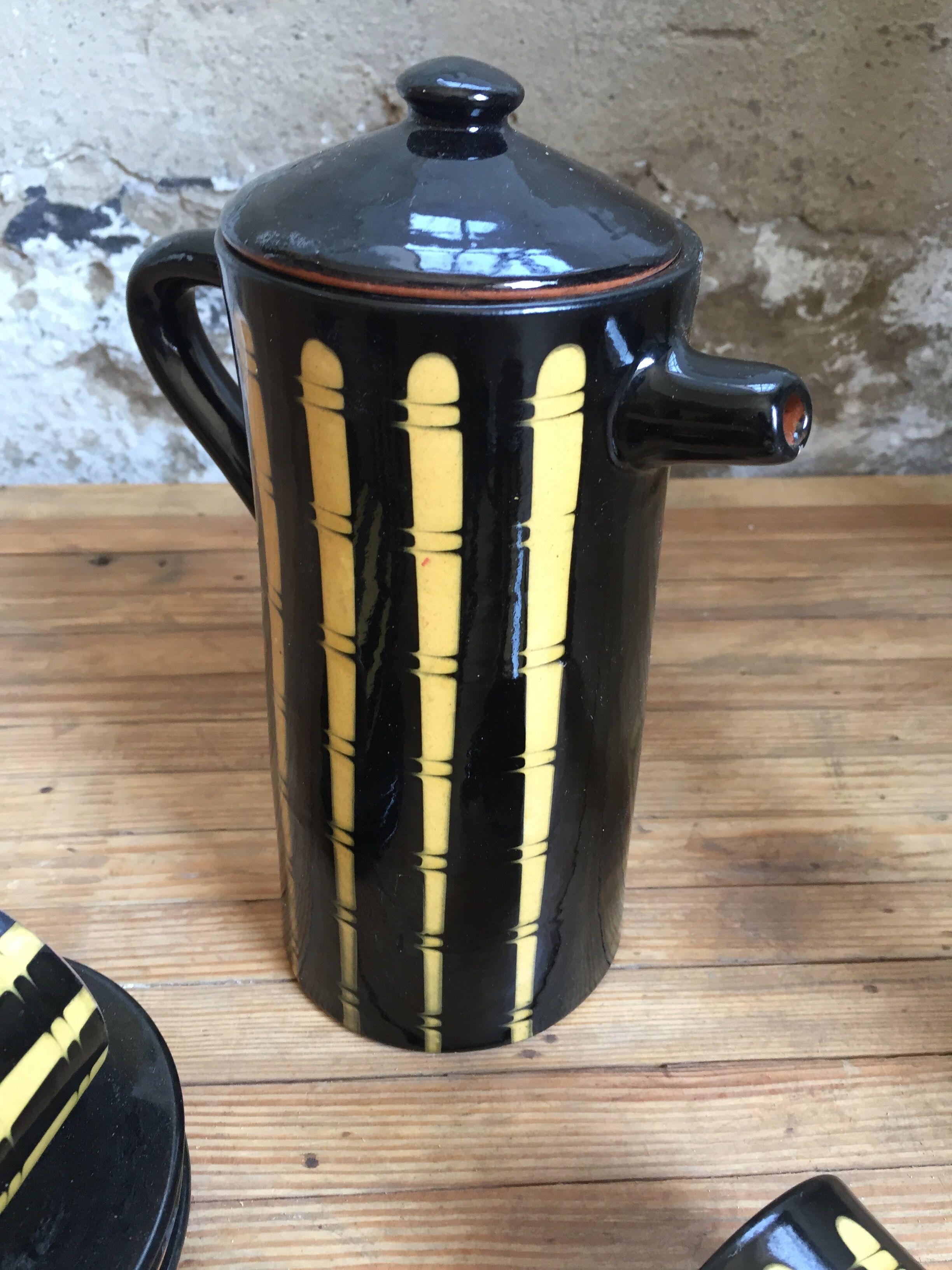 Coffee service in ceramic Bulgaria 70s