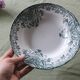 Lebacqz & M. Bouchard ironstone deep plate FLORAL model
