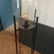 Glass globe lamppost