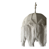 Macramé hanging lamp