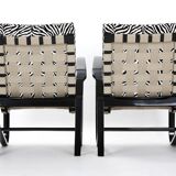Fauteuils d’impression zébrée par Jan Vanek 1935