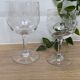 Set of 6 engraved balloon wine glasses