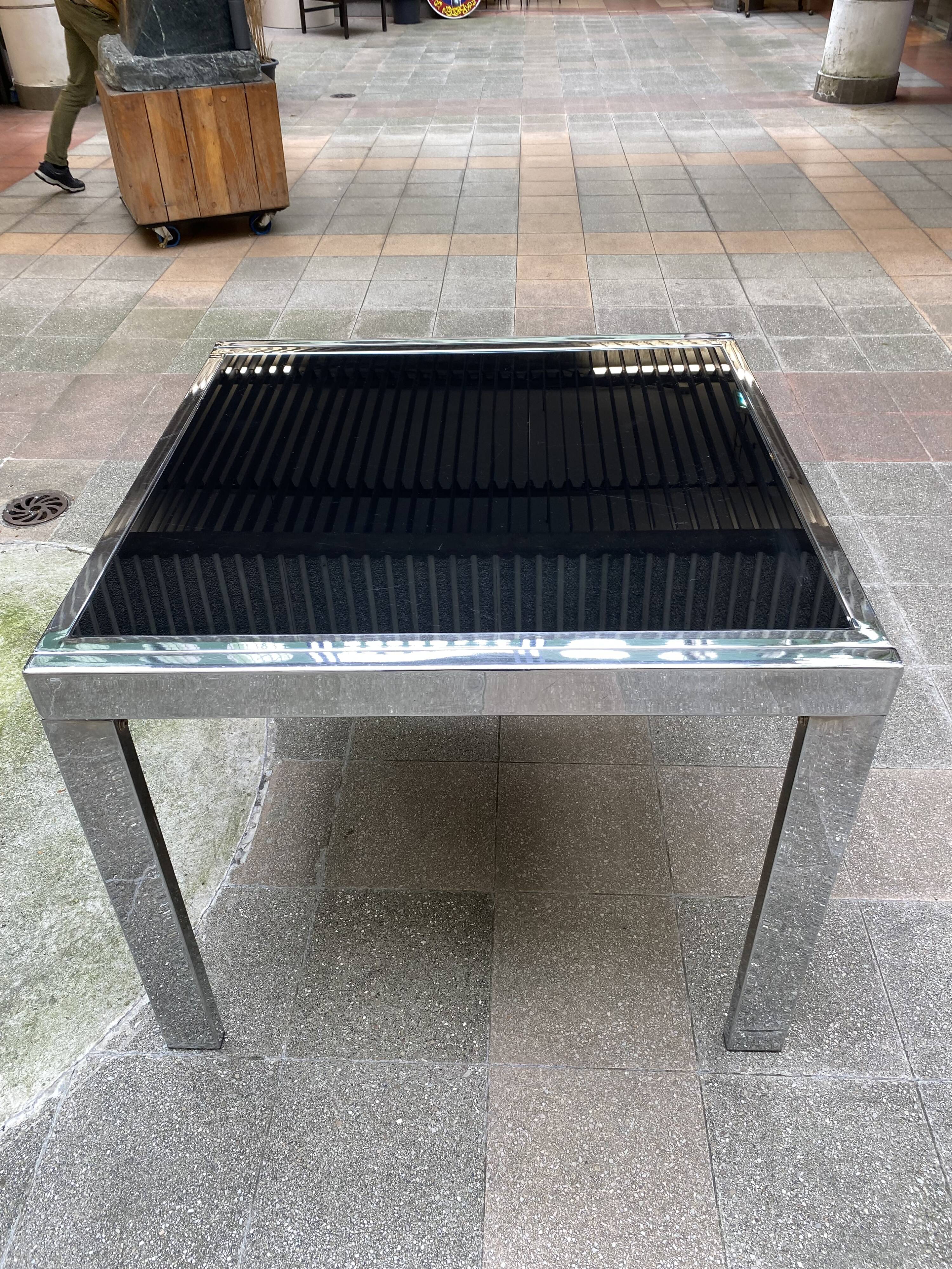Table "La Métal" - Edition D Milano - 70s
