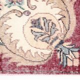 7x10 Persian Burgundy Beige Vintage Rug, 201x323Cm