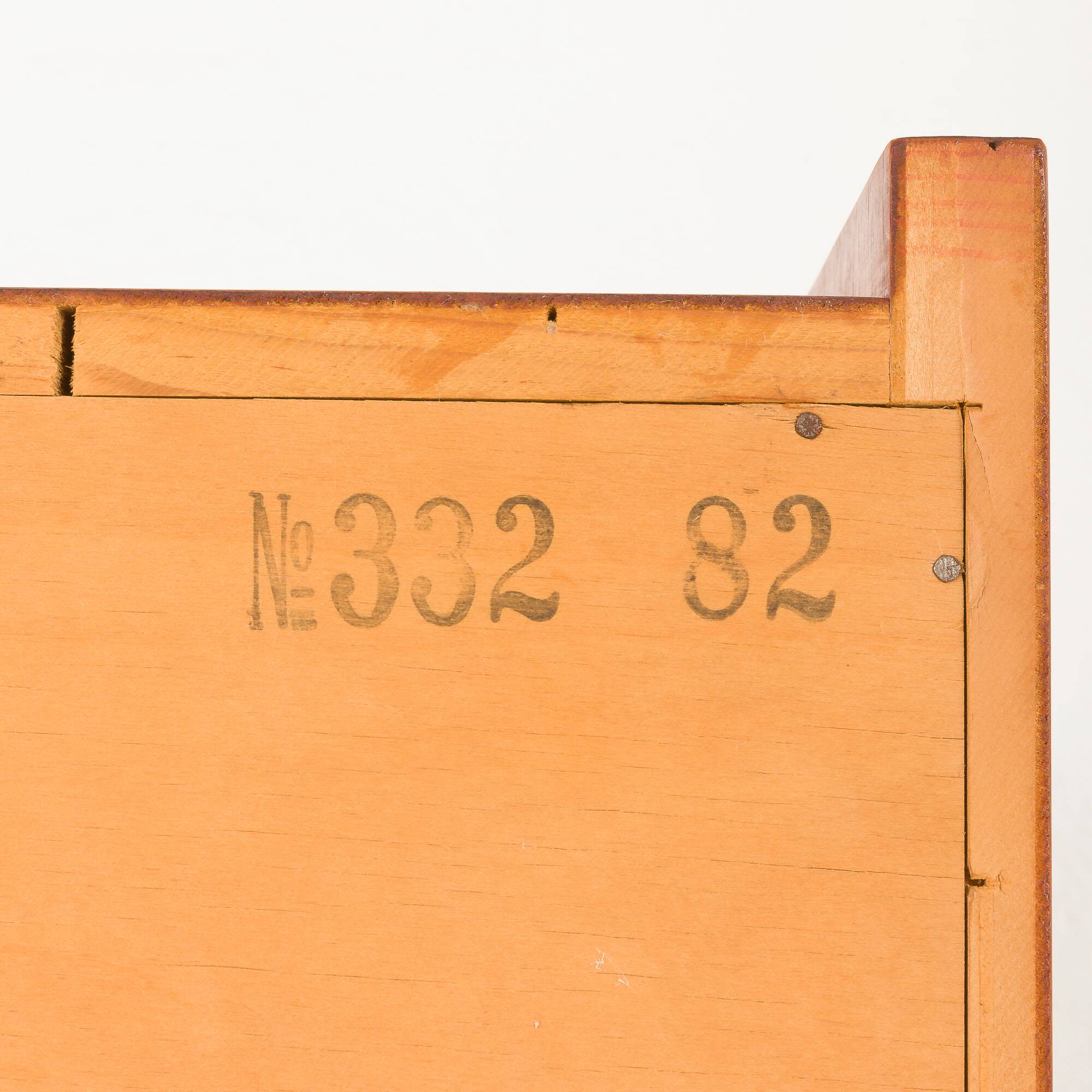 Johannes Sorth teak bookcase, Bornholm, Denmark 1960