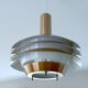 Mid-century modern Danish copper pendant light, 1970s