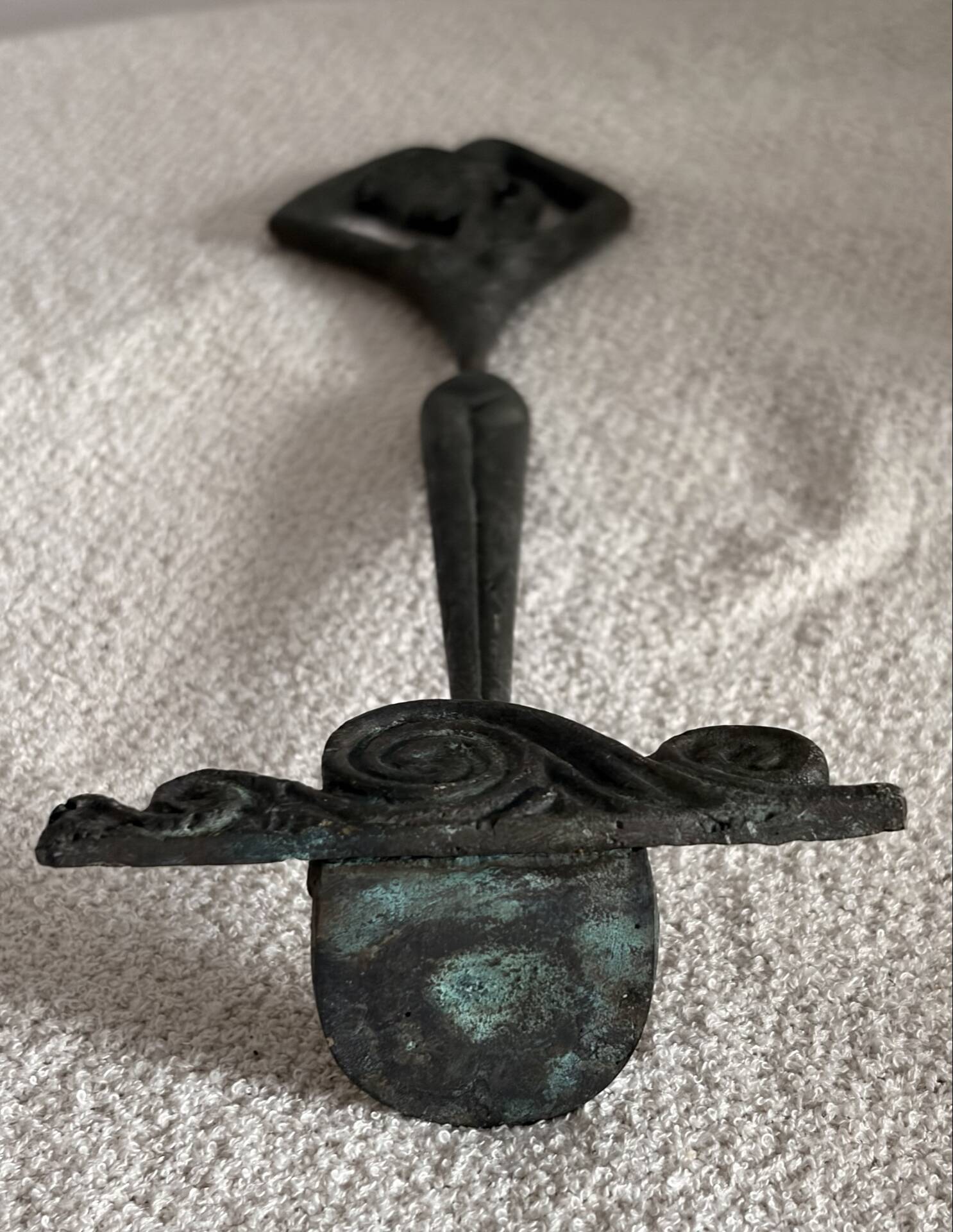 Vintage 1960s Mid-Century Modern Oxidized Bronze Aphrodite Statue