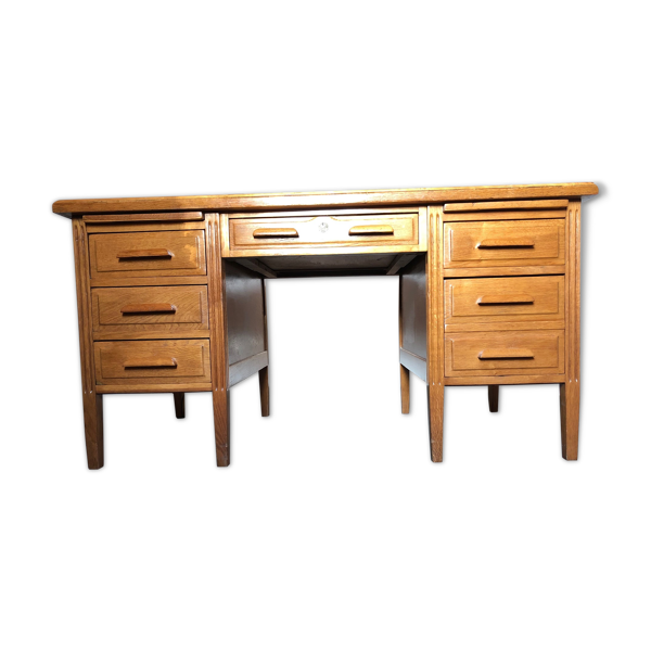 Bureau bois Ronéo - Bon état sur Selency