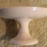 Powder pink fruit bowl-compotier from Digoin Sarreguemines