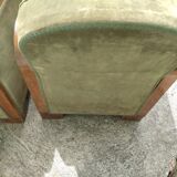 Pair of art deco armchairs