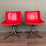 Pair of chairs by Osvaldo Borsani for Tecno