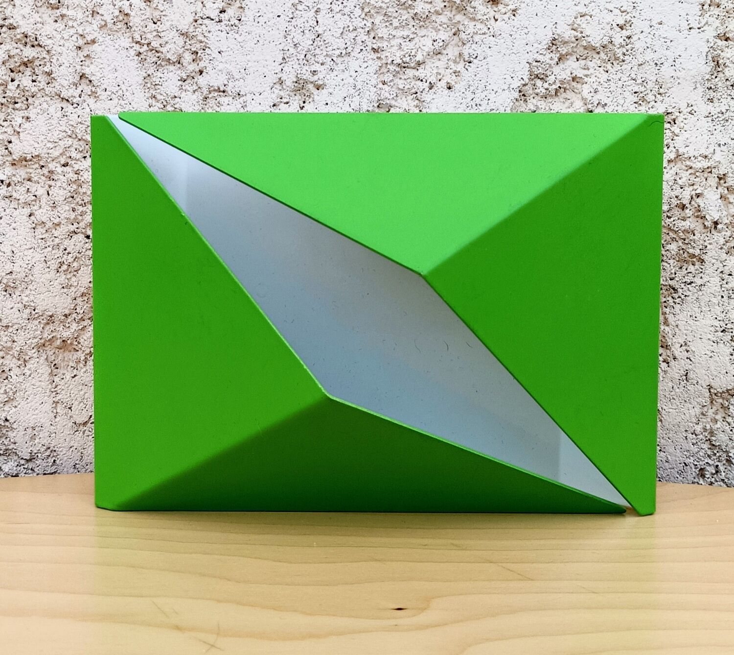 Wall lamp shape vintage origami