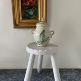 Painted brutalist stool