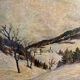 Winter Mountain Painting