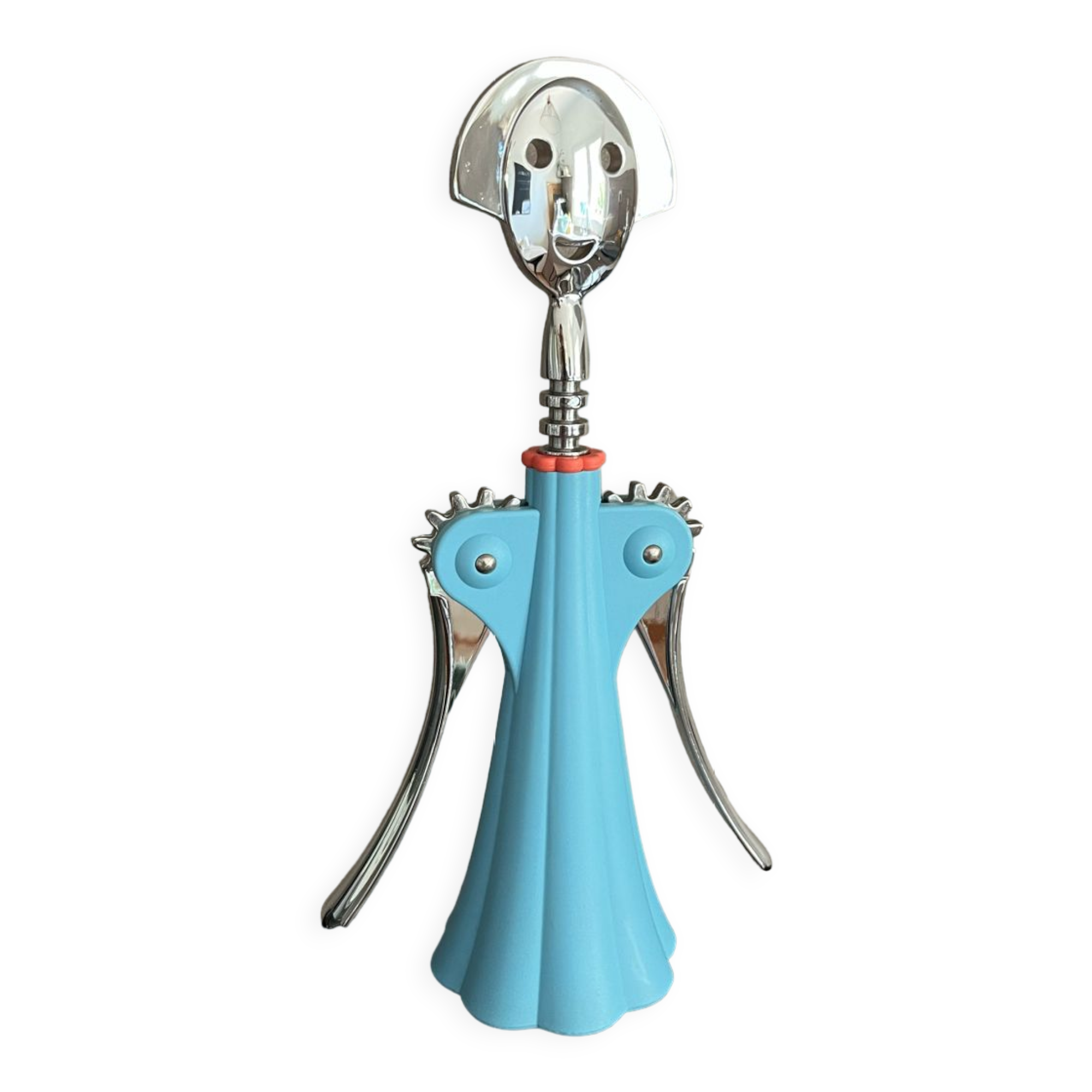 Blue corkscrew Anna . G Alessi