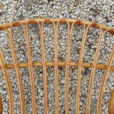 Rattan armchair 70'S