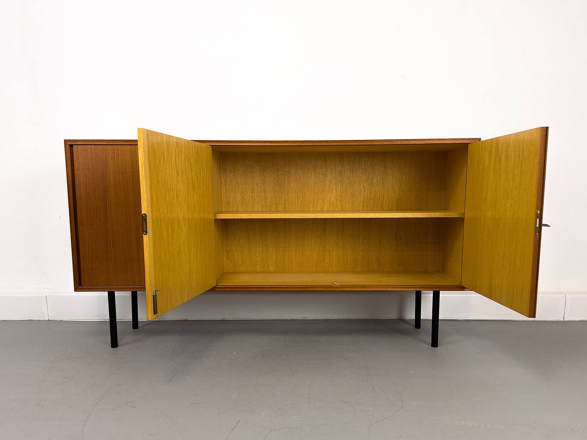 Vintage Sideboard in Teak by Heinrich Riestenpatt, 1960s