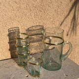 Blown glass set
