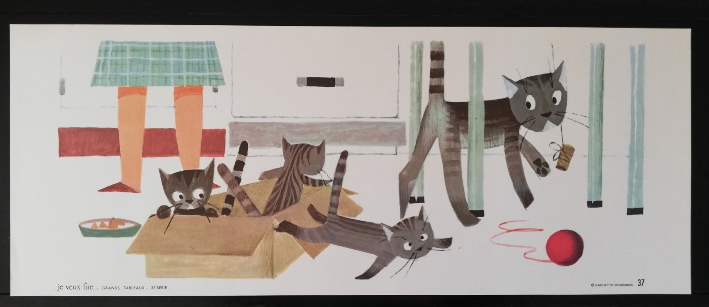 School poster 1960s Hachette-Rossignol