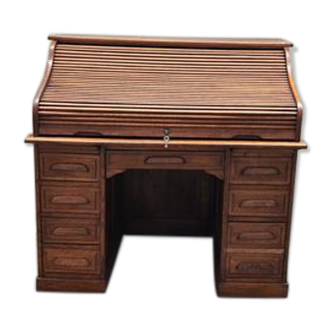 Old American desk in oak circa 1940