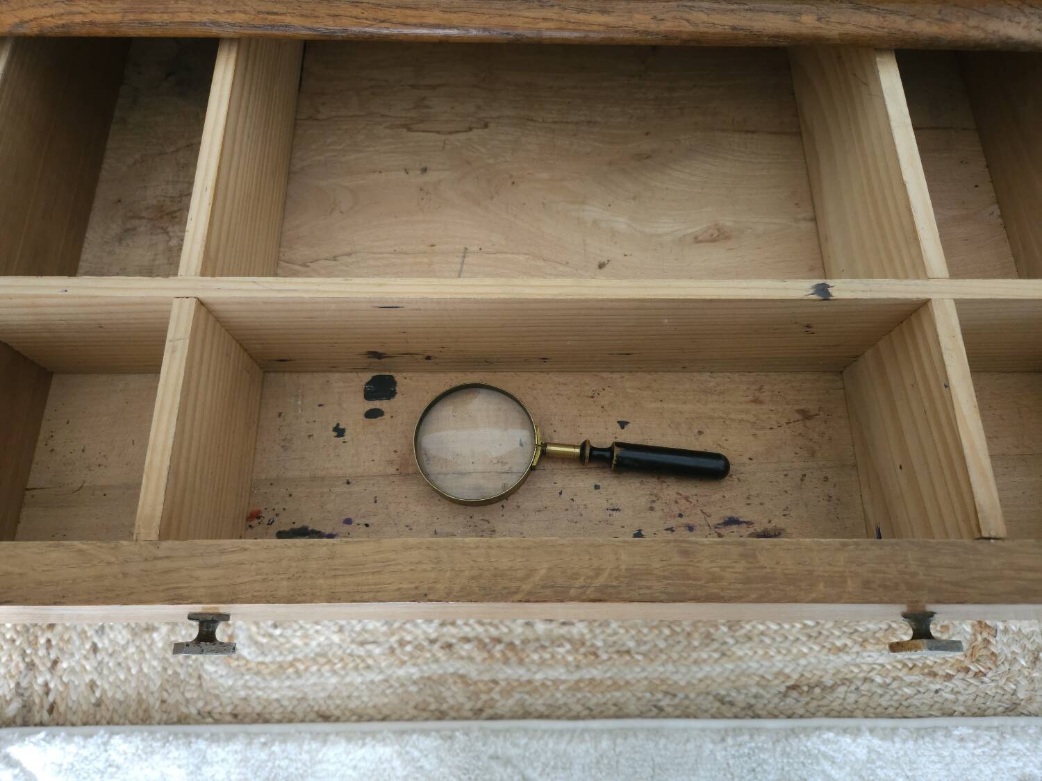 Vintage oak workshop furniture