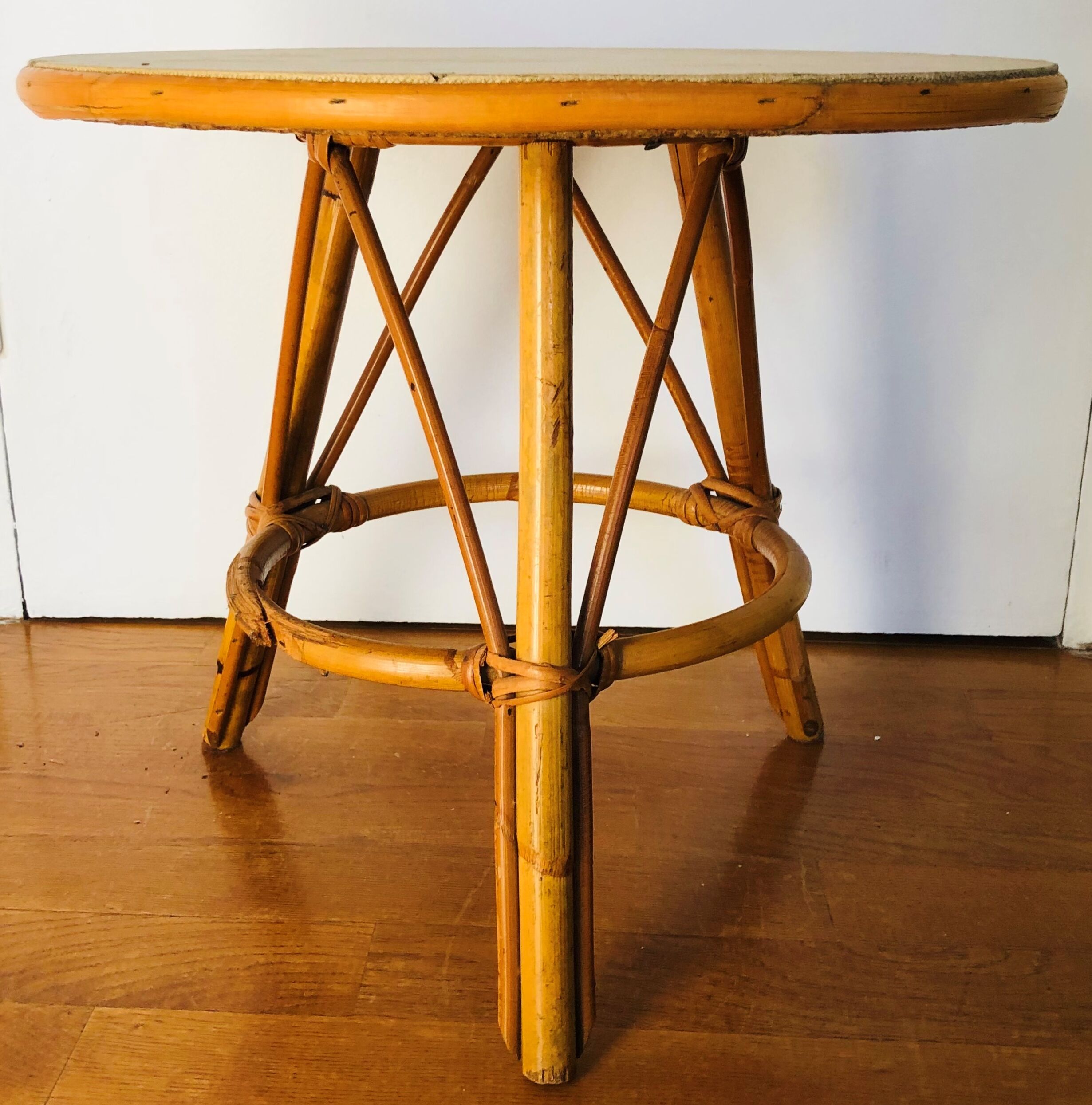Small rattan table