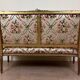 Louis XVI Style Bench In Golden Wood, mid-19th century