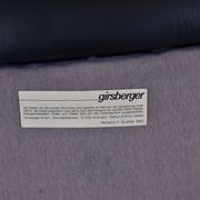 Vintage leather and chrome eurochair lounge chairs by Girsberger, 1970s