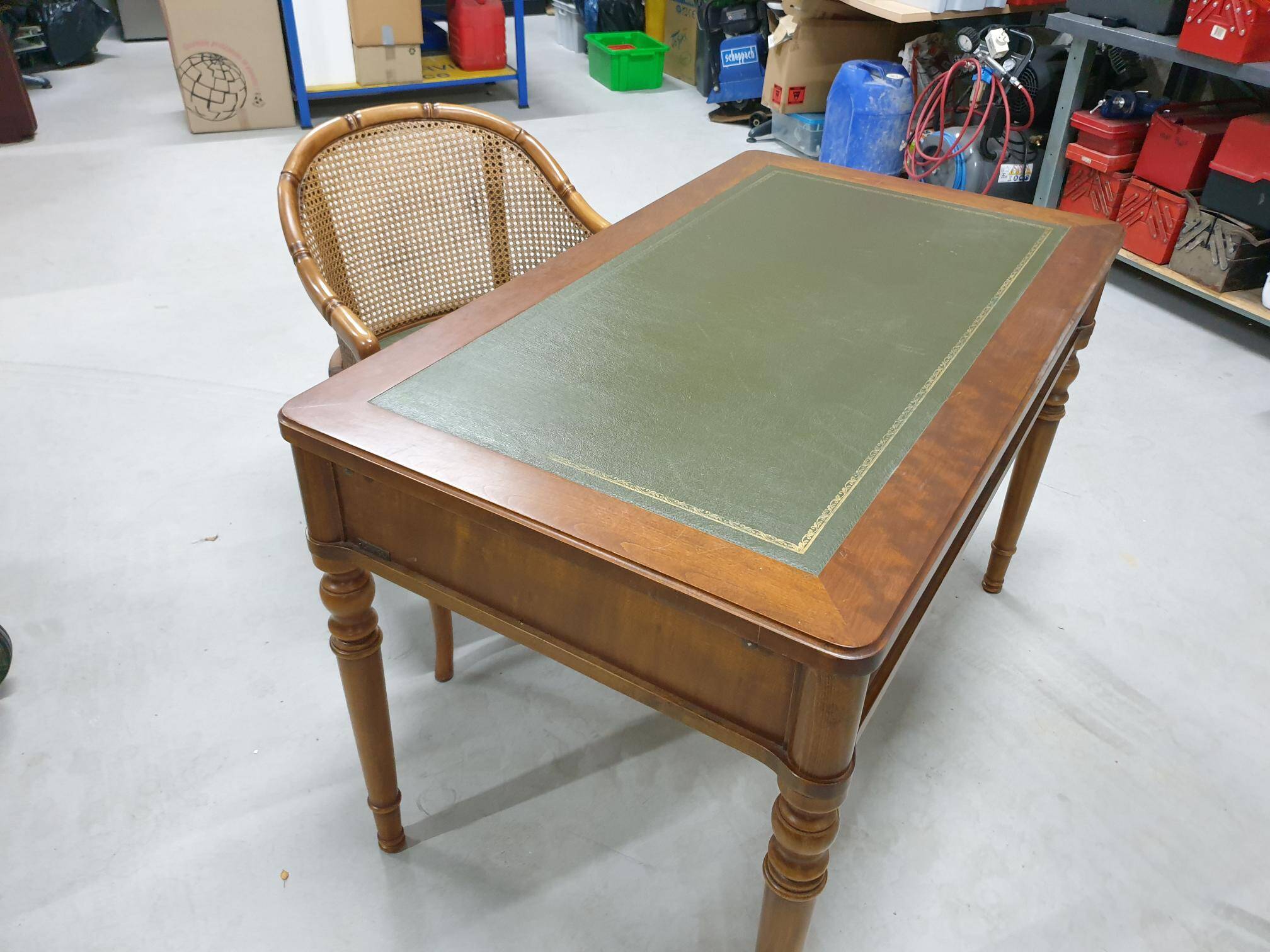 Birk desk and grange brand armchair