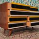 Chest of drawers U 453 Yellow by Jiri Jiroutek for Interier Praha, old edition from 1962