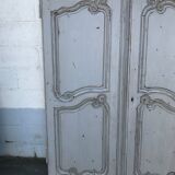 Former double 18th century oak closet door