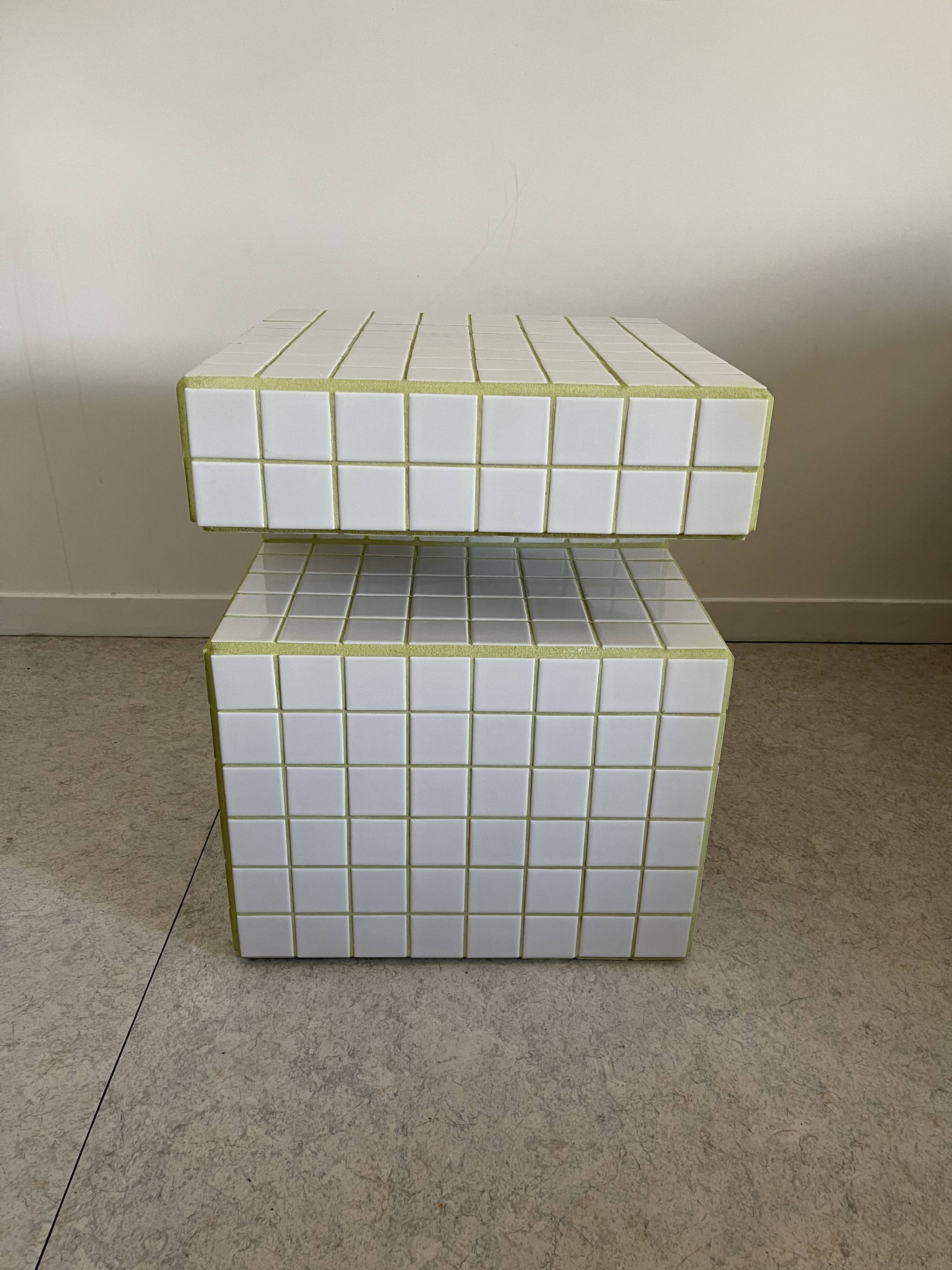 Ceramic bedside table