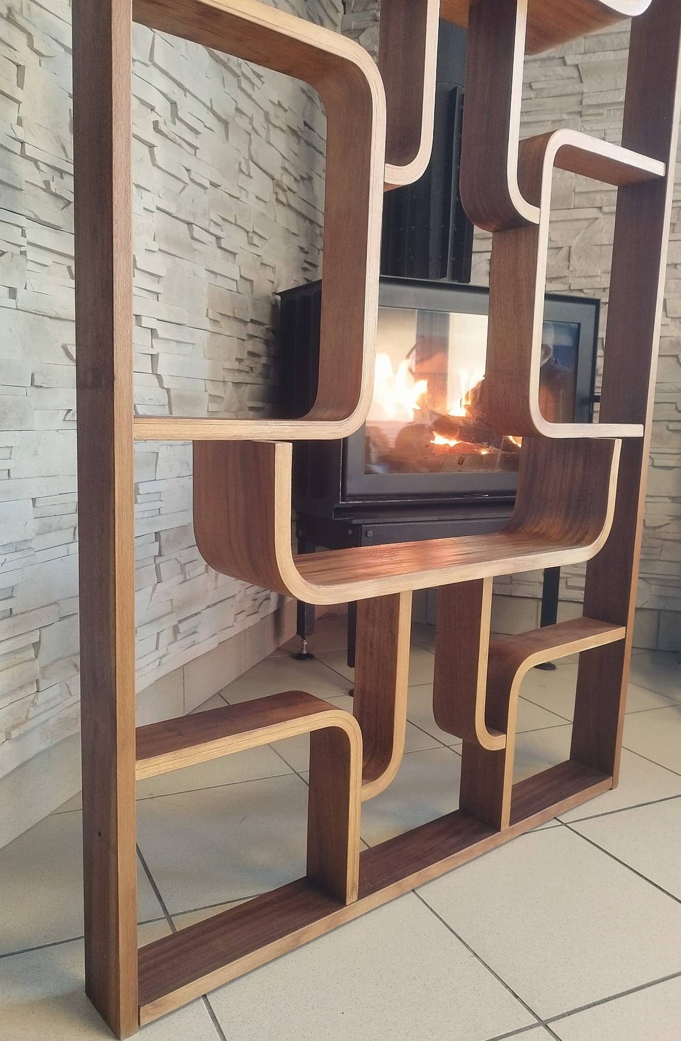 Wall Divider by Ludvik Volak from Drevopodnik Holesov