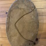 Miroir très ancien, encadrement motif fleur