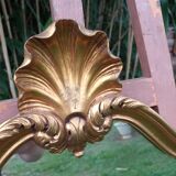 Golden baroque mirror