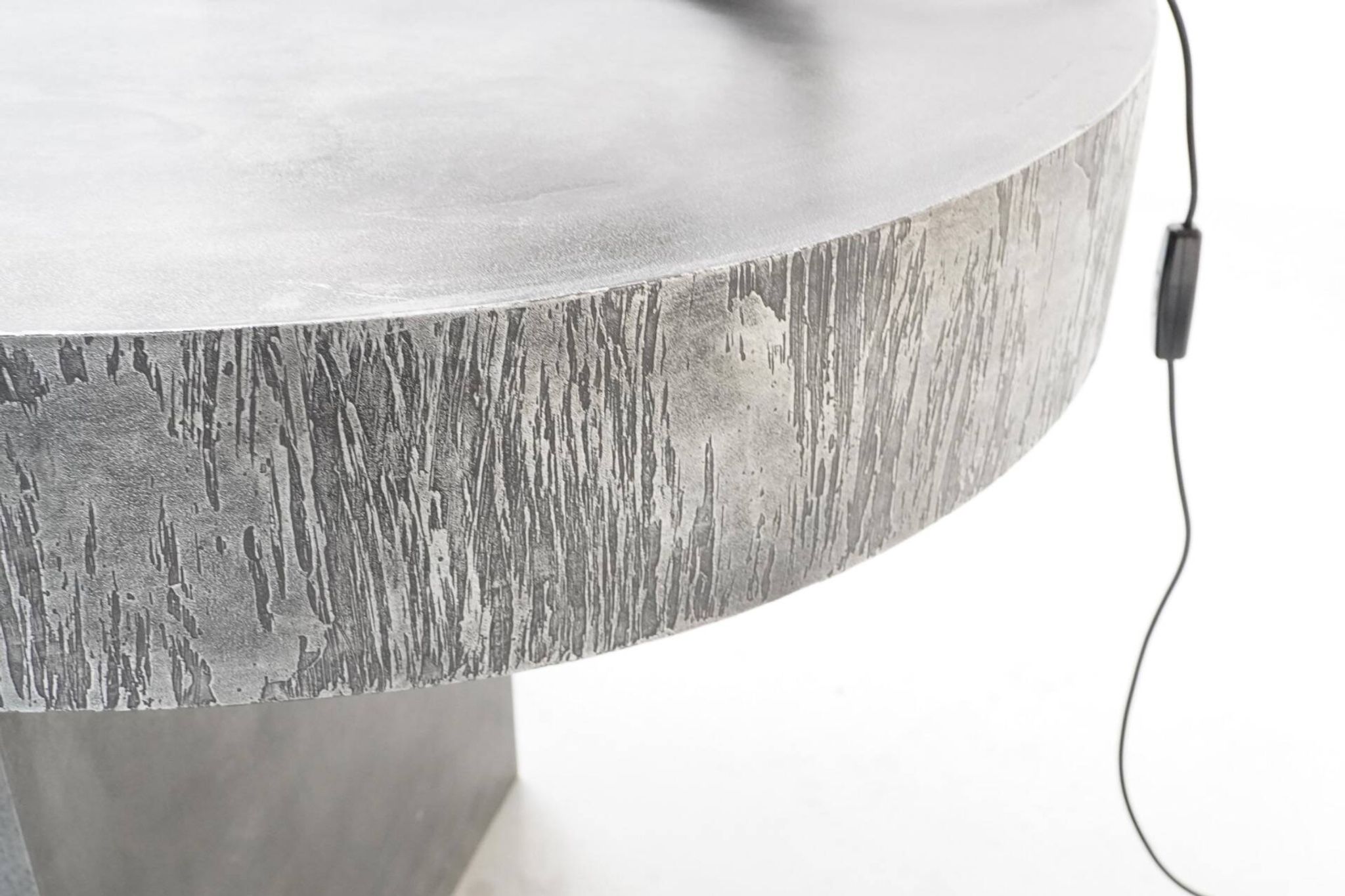 Roger Bonduel, Table Console en Acier Gravé à la Main
