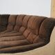 Midcentury seventies ‘snake harmonica’ modular sofa