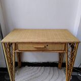 Rattan desk