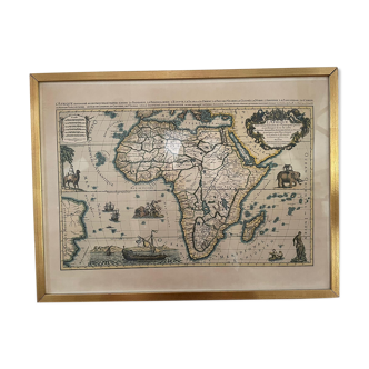 Cadre ancien carte Afrique