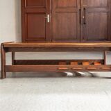 Table basse brutaliste, design hollandais, années 1970