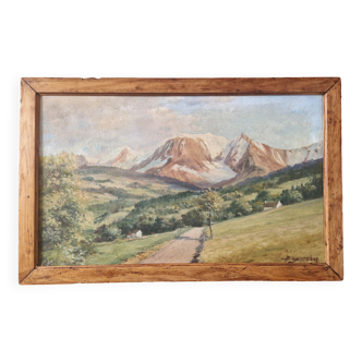 Peinture montagnes